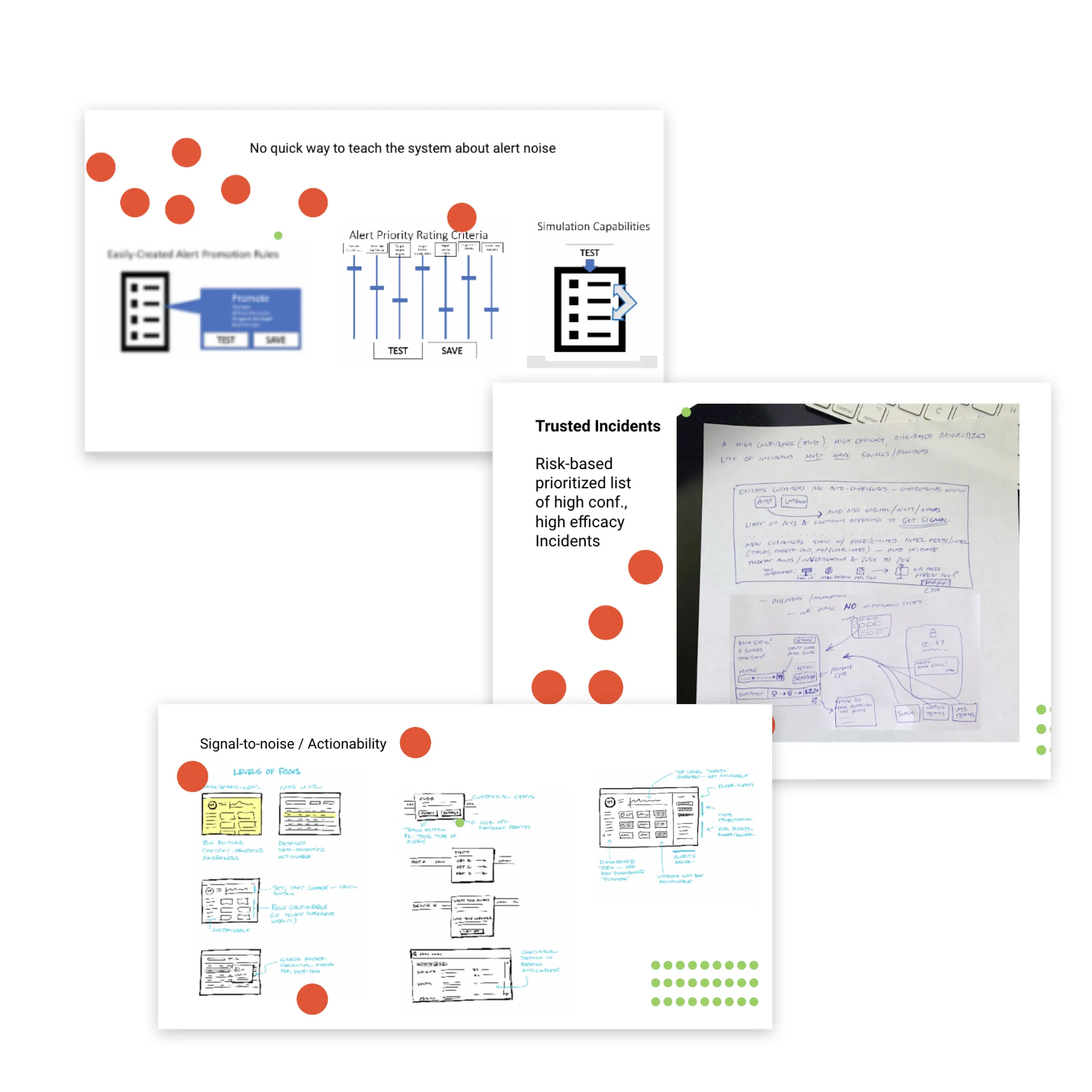 Board of concepts from the workshop with subject matter experts